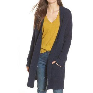 Madewell Waffle Stitch Navy Blue Cardigan Size Xs